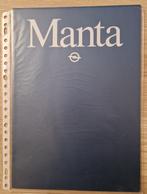 Folders Opel Manta, Verzenden, Zo goed als nieuw, Opel