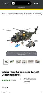 Soldierforce grote helikopter en boot, Ophalen, Zo goed als nieuw