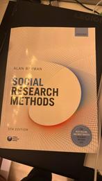 Social Research Methods by Alan Bryman 5th edition nieuw, Boeken, Informatica en Computer, Nieuw, Ophalen of Verzenden, Alan Bryman