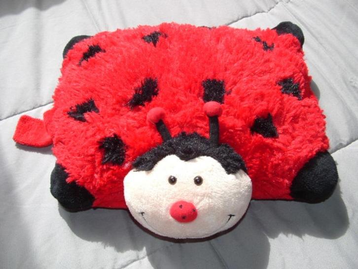 C .J PRODUCTS PILLOW PETS PEE WEES LADY BIRD KNUFFEL, Kinderen en Baby's, Speelgoed | Knuffels en Pluche, Nieuw, Overige typen