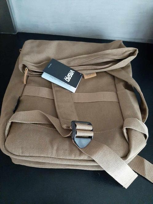 VASAD Casual canvas rugzak ZAND (nieuw)!, Sieraden, Tassen en Uiterlijk, Tassen | Rugtassen, Nieuw, Overige merken, 25 tot 40 cm