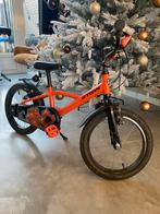 B'TWIN Oranje Kleuterfiets met Robot, Ophalen, Gebruikt, Handrem, BTWIN