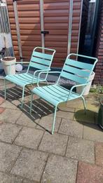 Tuinstoelen metaal lounge set mint groen turquoise life, Tuin en Terras, Gebruikt, Metaal, Ophalen