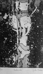 Ets Gertie Mesker - Distantie, Antiek en Kunst, Kunst | Litho's en Zeefdrukken, Verzenden