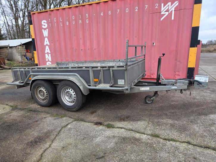 Hapert dubbel asser, Auto diversen, Aanhangers en Bagagewagens, Ophalen of Verzenden