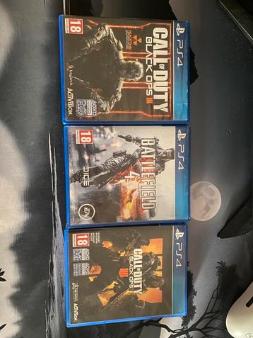Playstation 4 Games (3 Stuks) beschikbaar voor biedingen