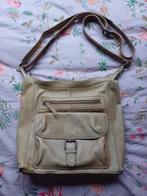 Hide & Stitches schoudertas beige zand, Sieraden, Tassen en Uiterlijk, Tassen | Schoudertassen, Verzenden, Zo goed als nieuw, Beige