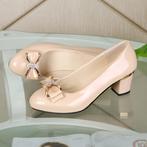 Beige lak pumps met strikje / dames vrouwen glimmende bling, Kleding | Dames, Schoenen, Verzenden, Nieuw, Beige, Pumps