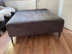 Sur & Plus hocker 90x90 38 hoog suede achtige stof, Ophalen, Zo goed als nieuw, Vierkant