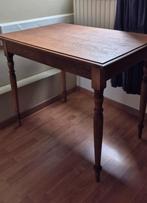 massief houten tafeltje, Huis en Inrichting, Tafels | Salontafels, Ophalen, 50 tot 100 cm, 50 tot 100 cm, 75 cm of meer