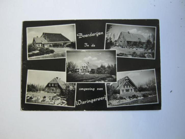 Ansichtkaarten Nederland, TC 9-47 Wieringerwerf, Boerderijen, Verzamelen, Ansichtkaarten | Nederland, Gelopen, Noord-Holland, 1960 tot 1980
