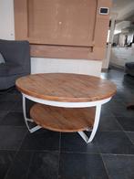 Salon tafel Mango hout, Huis en Inrichting, Tafels | Salontafels, Ophalen, 50 tot 100 cm, Rond, 50 tot 100 cm