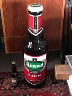 Vintage oude xxl fles brand bier brandbier reclame object, Verzamelen, Biermerken, Ophalen, Gebruikt, Overige typen, Brand