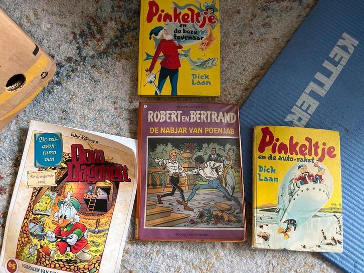 Pinkeltje, Oom Dagobert & Robert en Bertrand - 4 Boeken, Boeken, Kinderboeken | Jeugd | onder 10 jaar, Gelezen, Sprookjes, Ophalen