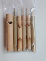 Bamboe Fluiten 6 stuks, Ophalen of Verzenden, Zo goed als nieuw