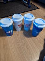 Q-music en JOE Koffie/thee cups (ook per stuk mogelijk 5,50), Overige materialen, Overige typen, Nieuw, Ophalen of Verzenden