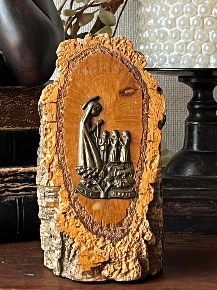 Plaquette van Maagd Maria, Antiek en Kunst, Antiek | Religie, Ophalen of Verzenden