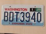 Kentekenplaat Washington Amerika usa., Verzamelen, Ophalen of Verzenden, Gebruikt, Auto's