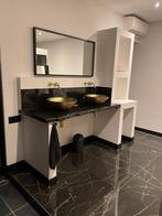 Wastafel met elektrische spiegel, Nieuw, Minder dan 100 cm, Wasbak of Wastafel, 25 tot 50 cm