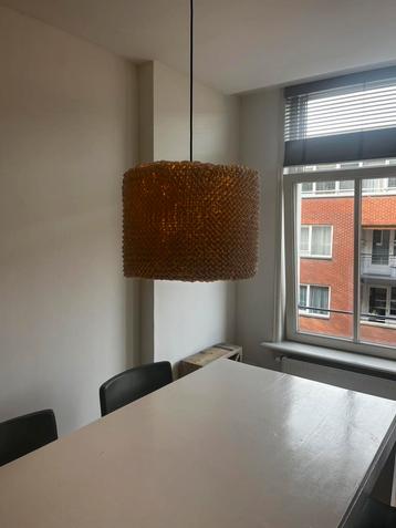 Hanglamp | beige creme | gevlochten lint beschikbaar voor biedingen