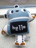 Robot knuffel van Zeeman HELLO soort kussentje, Ophalen of Verzenden, Zo goed als nieuw, Overige typen