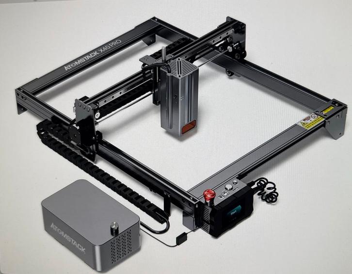 Laser Graveermachine - Atomstack X40 Pro, Computers en Software, 3D Printers, Zo goed als nieuw, Ingebouwde Wi-Fi, Ophalen of Verzenden
