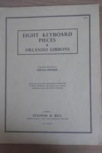 Eight Keyboard Pieces  *  Orlando Gibbons, Verzenden, Zo goed als nieuw, Les of Cursus, Keyboard