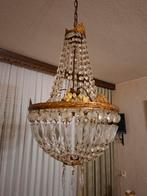 Klassieke kristallen kroonluchter – antieke stijl hanglamp, Ophalen, Gebruikt, Glas