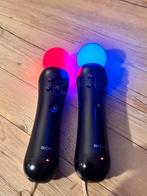 2x PlayStation move controllers, Controller, Gebruikt, Ophalen of Verzenden, PlayStation 3