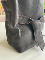 Te koop: leren schoudertas, Valentino, bruin, zgan!, Ophalen of Verzenden, Zo goed als nieuw, Bruin, Overige merken