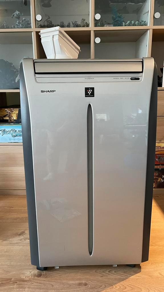 Sharp CV-P10PR mobiele airco 10.000 BTU – Plasmacluster – A, Witgoed en Apparatuur, Airco's, Zo goed als nieuw, Mobiele airco
