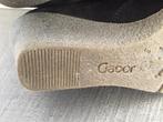 C146 Gabor: zwart suede-leren schoenen sleehak Maat 36 hak, Zwart, Gabor, Ophalen of Verzenden, Zo goed als nieuw