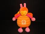 MOULIN ROTY BIJTJE VELOURS ORANJE/GEEL MET TRICOT, Kinderen en Baby's, Speelgoed | Knuffels en Pluche, Verzenden, Nieuw, Overige typen
