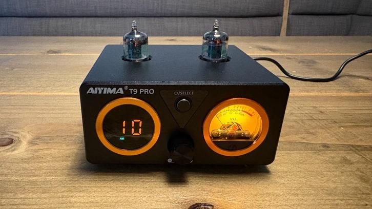 Aiyima T9 pro - 100 Watt klasse D - digitaal - buizen, Audio, Tv en Foto, Versterkers en Receivers, Zo goed als nieuw, Stereo