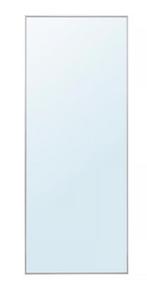 Ikea Hovett spiegel aluminium 78x196, Huis en Inrichting, Woonaccessoires | Spiegels, Ophalen, Rechthoekig, Minder dan 100 cm