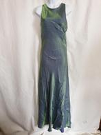prachtige galajurk. Blauw met groene glans. Mt M LuLu Fl'h, Kleding | Dames, Gelegenheidskleding, Maat 38/40 (M), Galajurk, Blauw