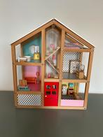 Vrolijk poppenhuis vd hema met toebehoren, Ophalen of Verzenden, Zo goed als nieuw, Poppenhuis