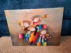 Schilderij muzikanten 30x40, Ophalen
