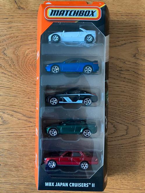 Matchbox 5-pack MBX Japan Cruizers II, Hobby en Vrije tijd, Modelauto's | Overige schalen, Nieuw, Ophalen of Verzenden