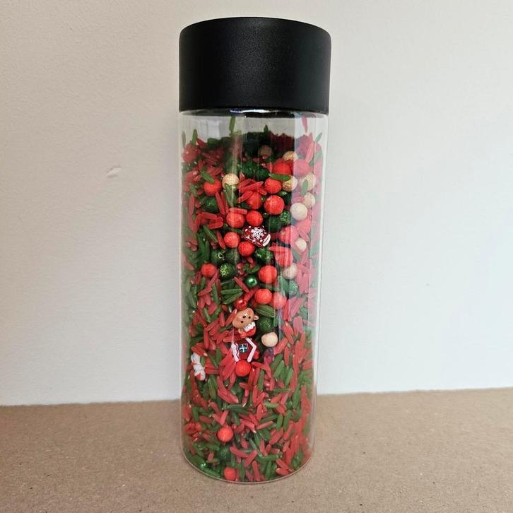 Sensorische fles gevuld met speelrijst kerst - sensorisch sp, Kinderen en Baby's, Speelgoed | Educatief en Creatief, Nieuw, Ophalen of Verzenden