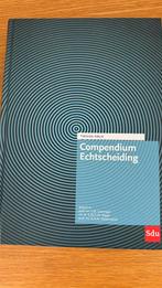 Sdu Compendium Echtscheiding 2e druk 2019, Ophalen of Verzenden, Zo goed als nieuw, WO