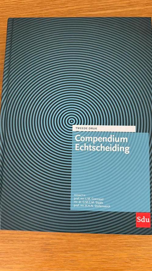 Sdu Compendium Echtscheiding 2e druk 2019, Boeken, Studieboeken en Cursussen, Zo goed als nieuw, WO, Ophalen of Verzenden
