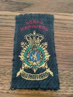NL Korps Mariniers , Brabants weefsel, Verzenden, Marine, Nederland, Embleem of Badge