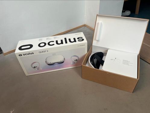 Oculus quest 2 vr bril + elite hoofd band, Spelcomputers en Games, Virtual Reality, Zo goed als nieuw, Overige platformen, VR-bril