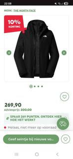 The North Face Carto Mono Triclimate Hooded Jas Dames, Ophalen of Verzenden, Nieuw