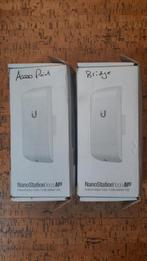 Ubiquiti NanoStation Loco M5 Straalverbinding Set, Computers en Software, Accesspoints, Ophalen of Verzenden, Zo goed als nieuw