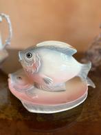 Vintage vis serveerbord en vis voor servetten., Antiek en Kunst, Ophalen of Verzenden