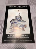 Vintage Poster Vyncke - Van Eyck - Cécil Hubené, Deurposter of groter, Ophalen of Verzenden, Reclame, Rechthoekig Staand