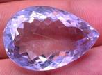 39CT Druppel Gefaceteerd Geslepen Amethyst, Ophalen, Zo goed als nieuw