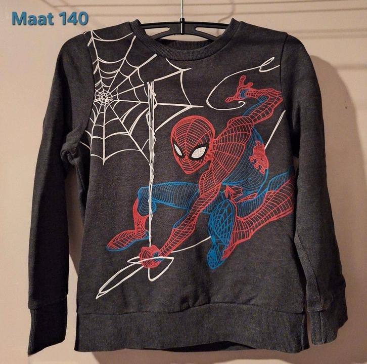 NIEUW !! Spiderman Sweater 🕸 Trui Jongens Kleding Superheld, Kinderen en Baby's, Kinderkleding | Maat 140, Nieuw, Trui of Vest